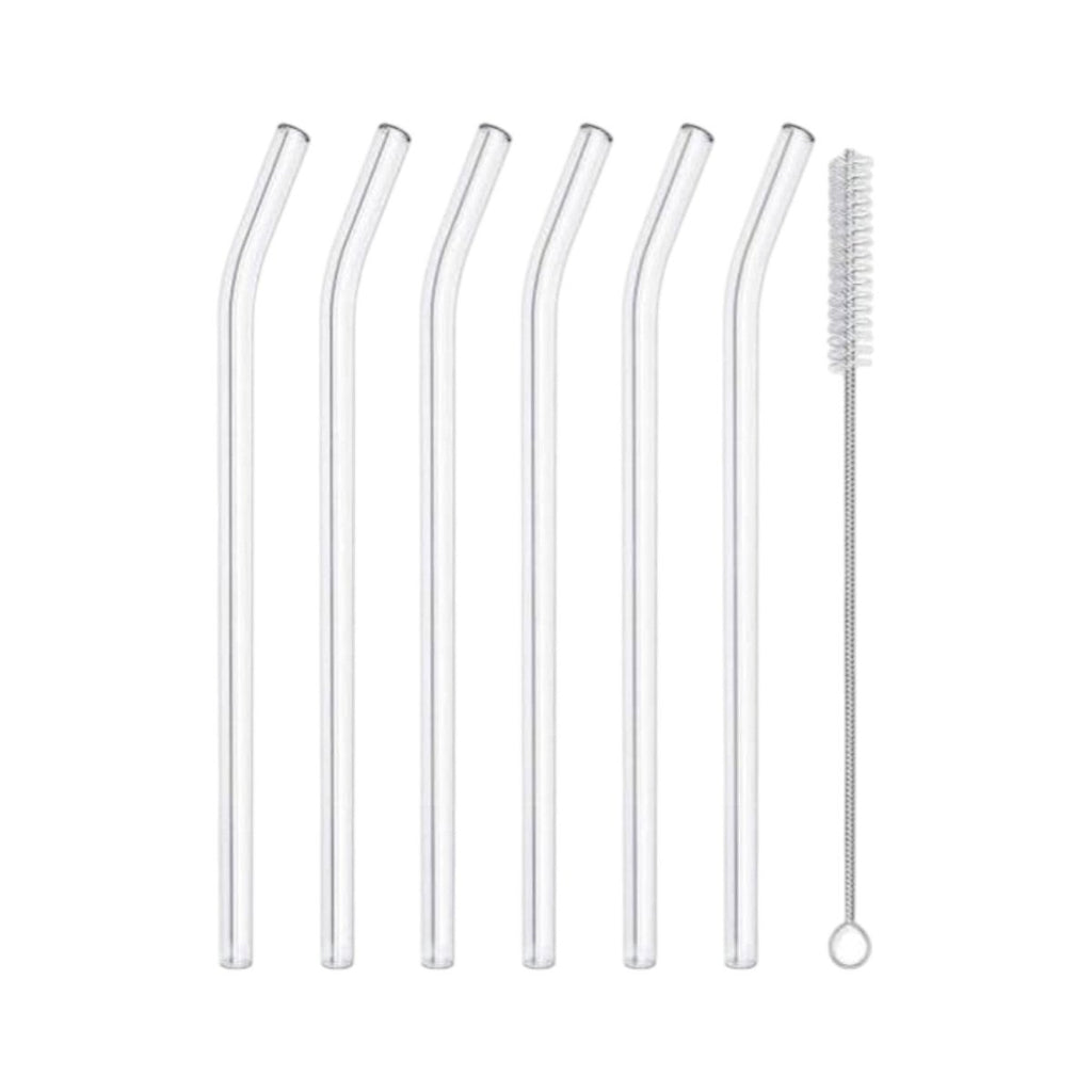 7PC Glass Straw Set - Home Phase