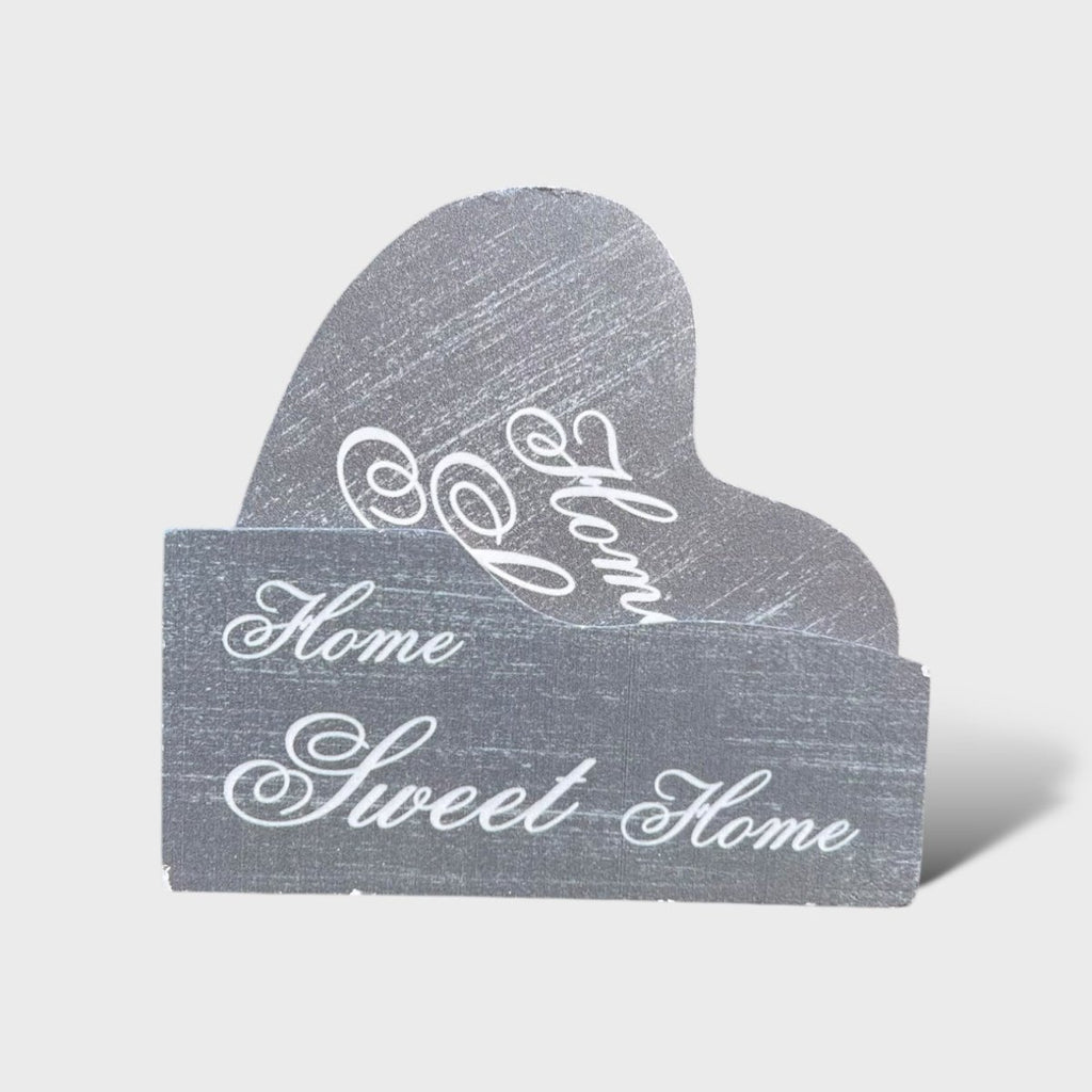 7PC Modern Printed Coaster & Stand Set - Home Sweet Home Heart - Style Phase Home