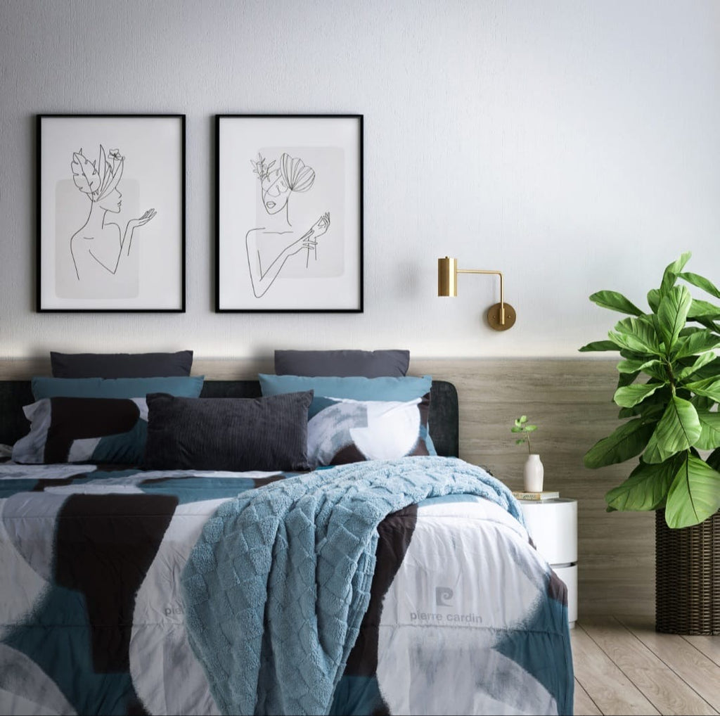 3PC Pierre Cardin Comforter Set - Pluto