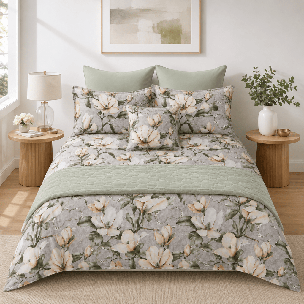 8PC Comforter Bale Set - Comforter,Fitted Sheet & Pillowcases - Home Phase
