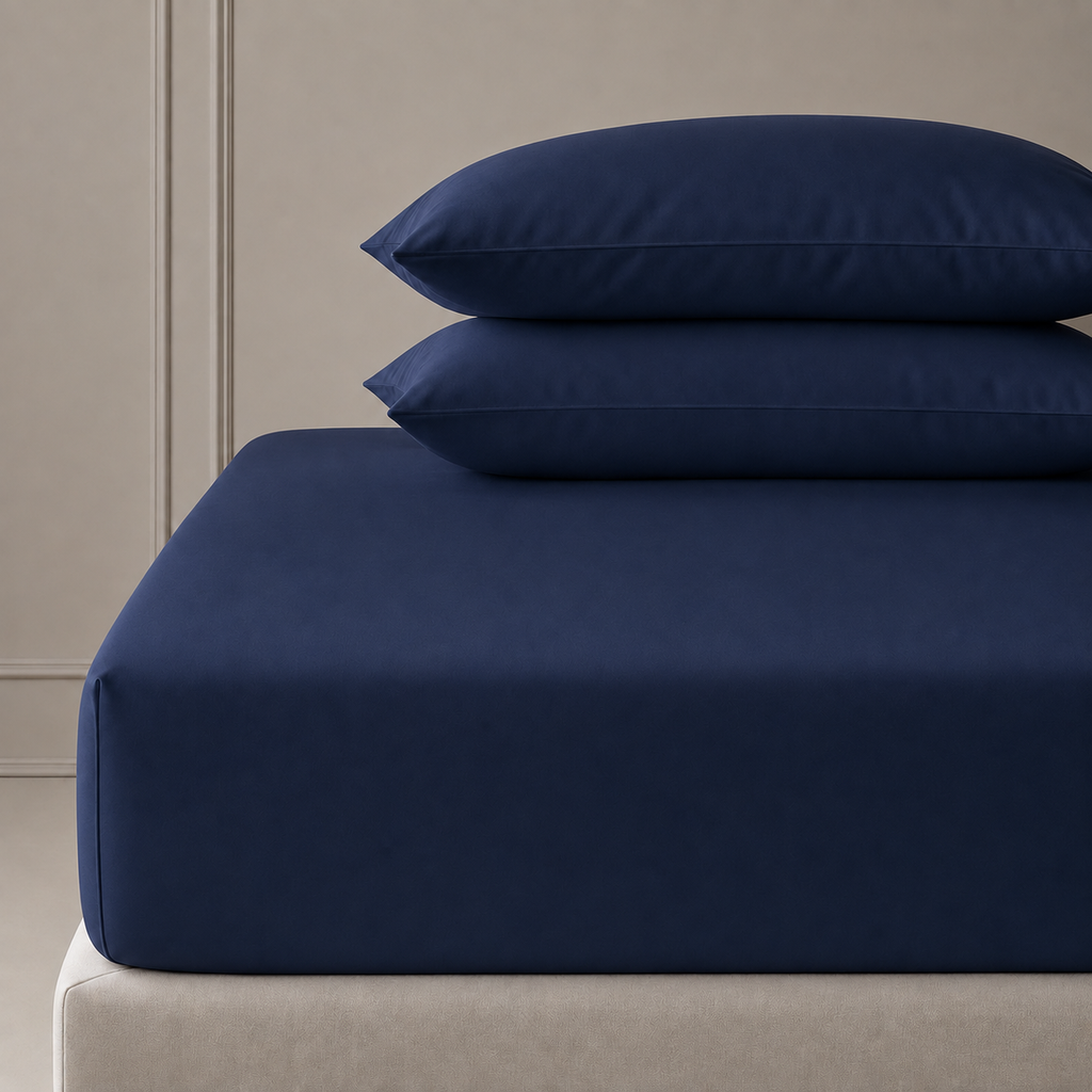 3PC Pierre Cardin Fitted Sheet + Pillowcase Set
