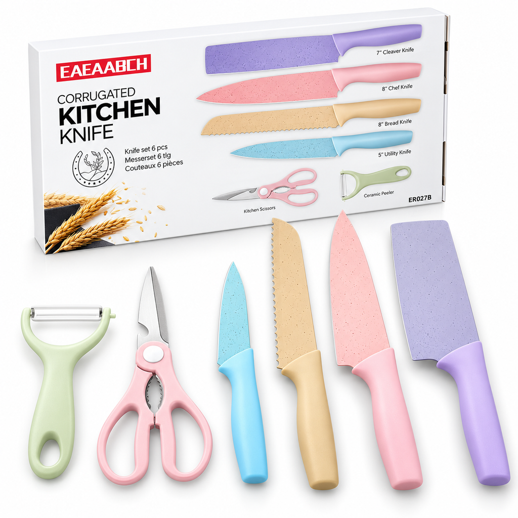 6PC Pastel Knife Set