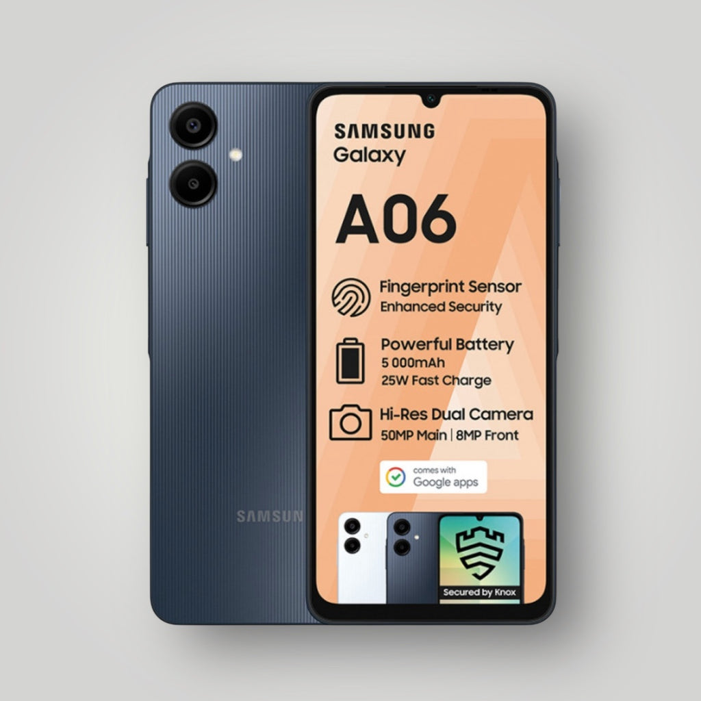 Samsung Galaxy A06 Dual Sim 64GB - Black