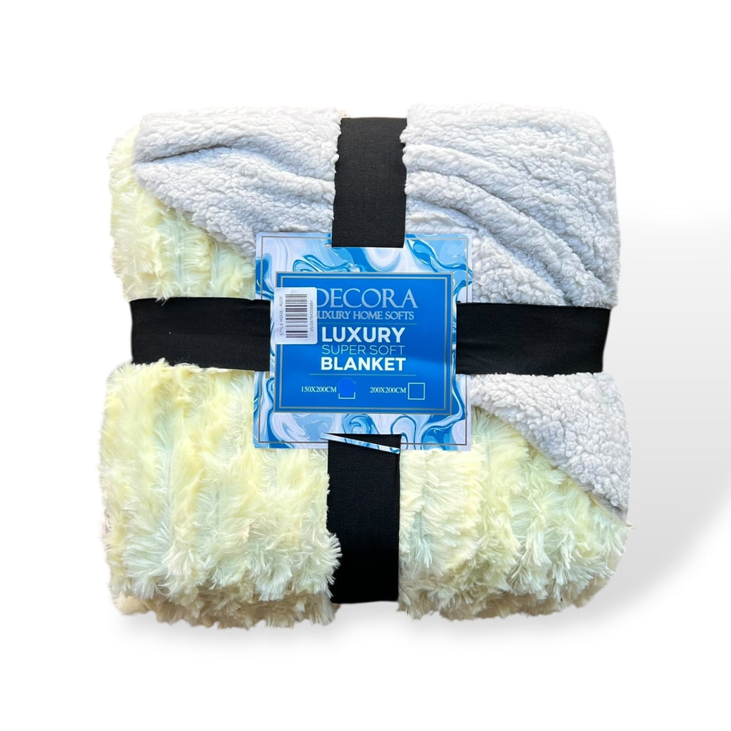 Decora Super Soft Sherpa Throw - 150 x 200 cm