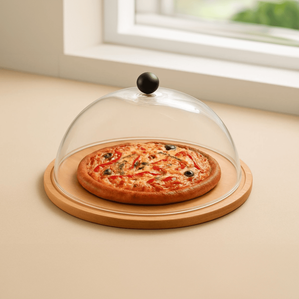 Bamboo & Acrylic Cake Dome - 36.5*16CM - Home Phase