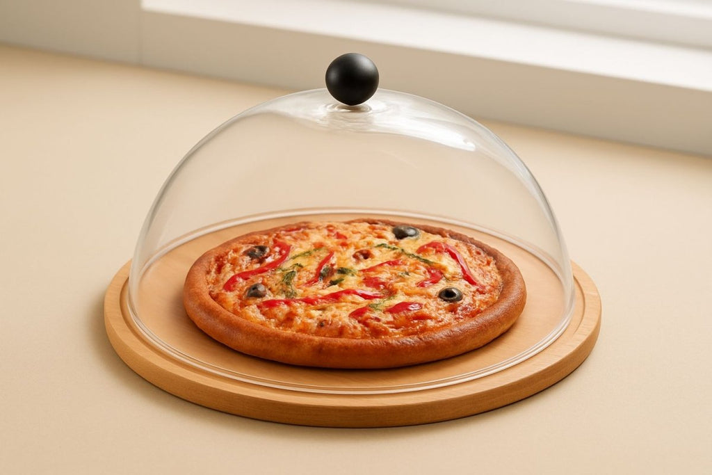 Bamboo & Acrylic Cake Dome - 36.5*16CM - Home Phase