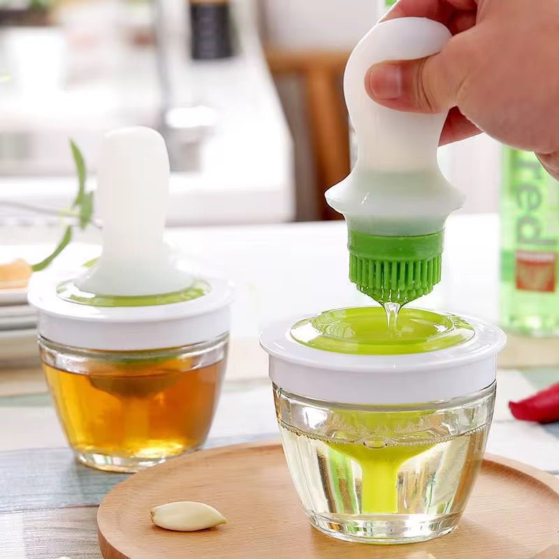 Basting Silicone Oil Bowl with Squeeze Brush Set - Home Phase