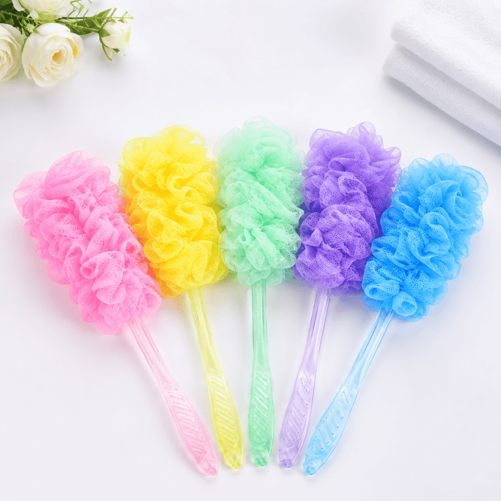 Bath Sponge Loofah With Handle - 45 cm - Assorted Colours - Home Phase