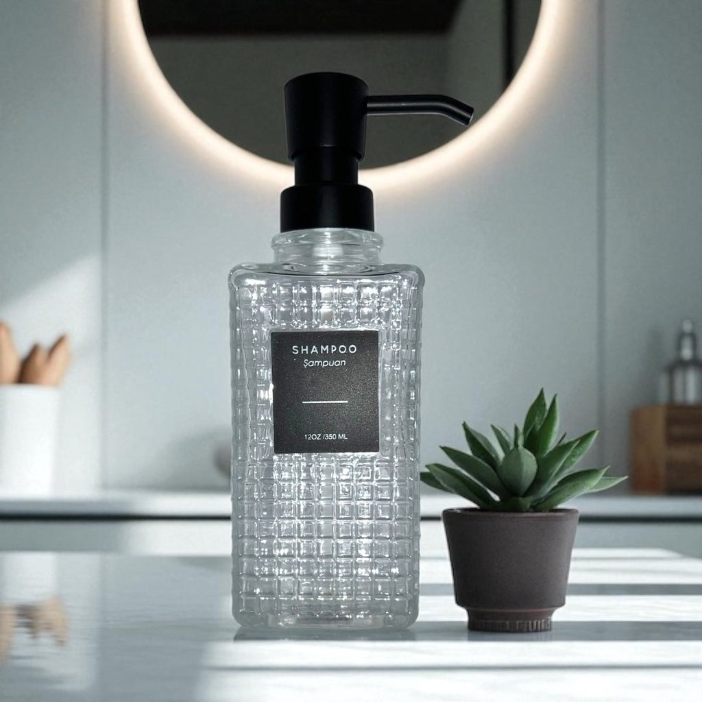 Bathlux Glass Soap Dispensor - 350ml - Style Phase Home