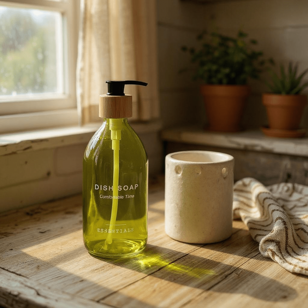 Bathlux Large Glass Soap Dispensor - Home Phase