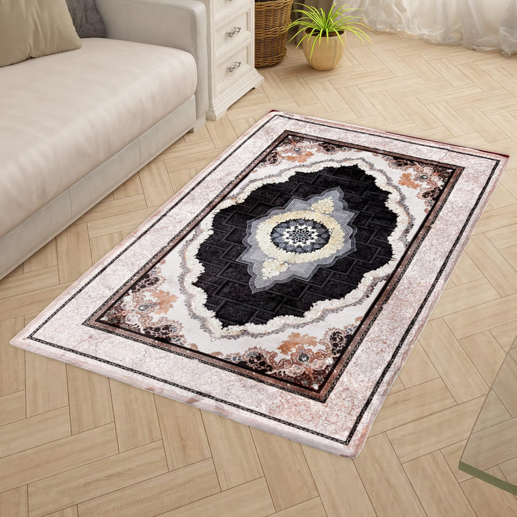 Soft Printed Area Rug - 160 x 230 cm