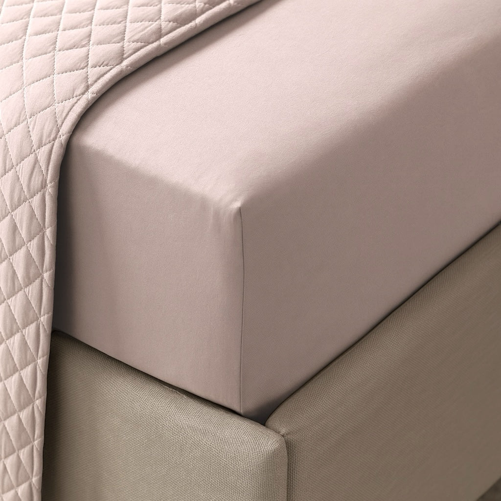 Casa 132TC Polycotton Fitted Sheet - King - Home Phase