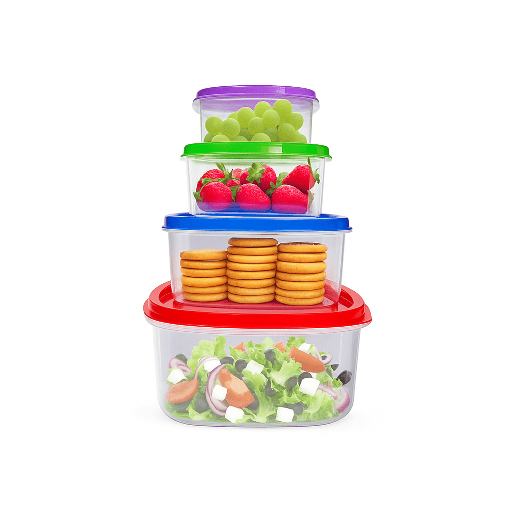 CH 4PC Rainbow Square Container Set - Home Phase