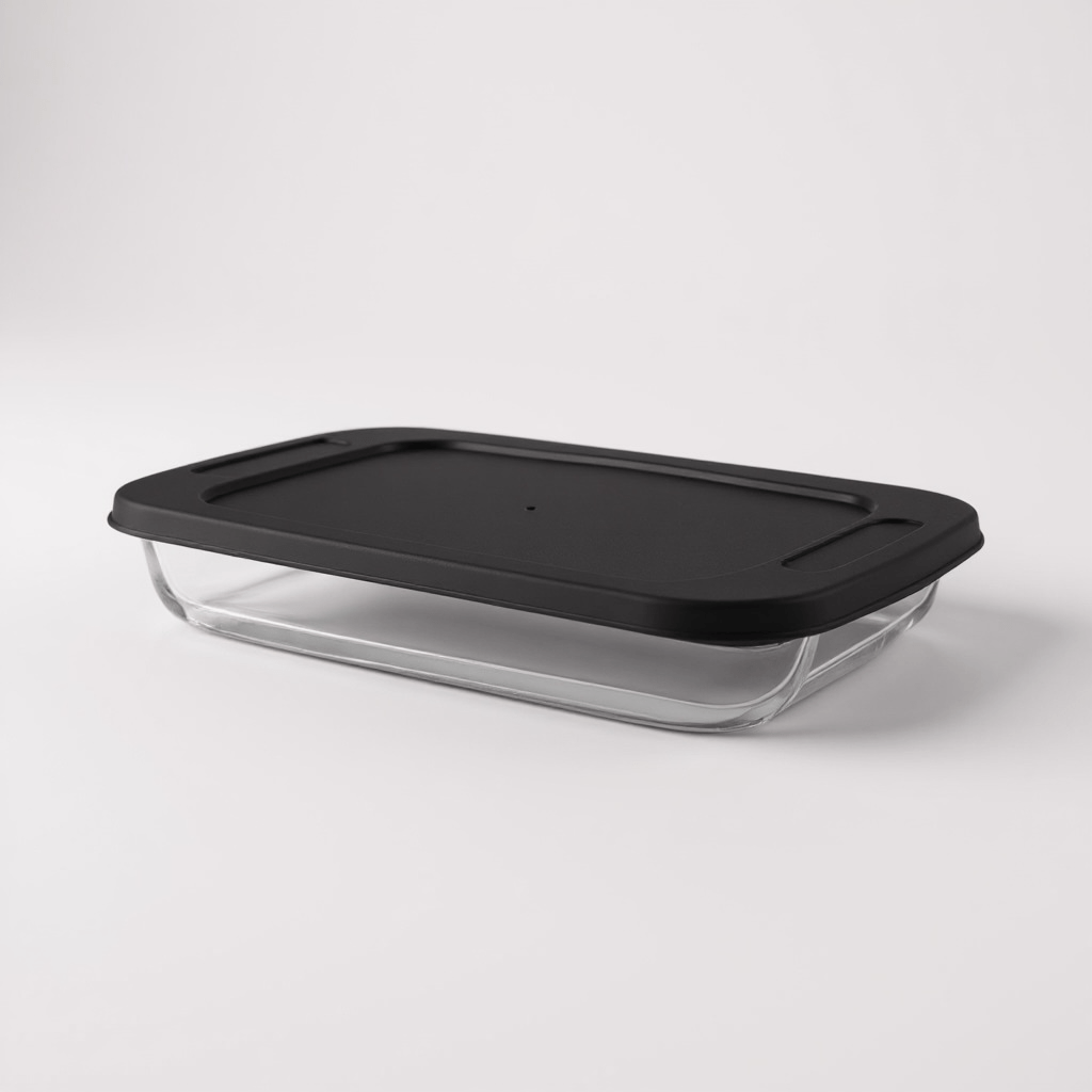 CH Glass Casserole With Lid - 3L - Home Phase