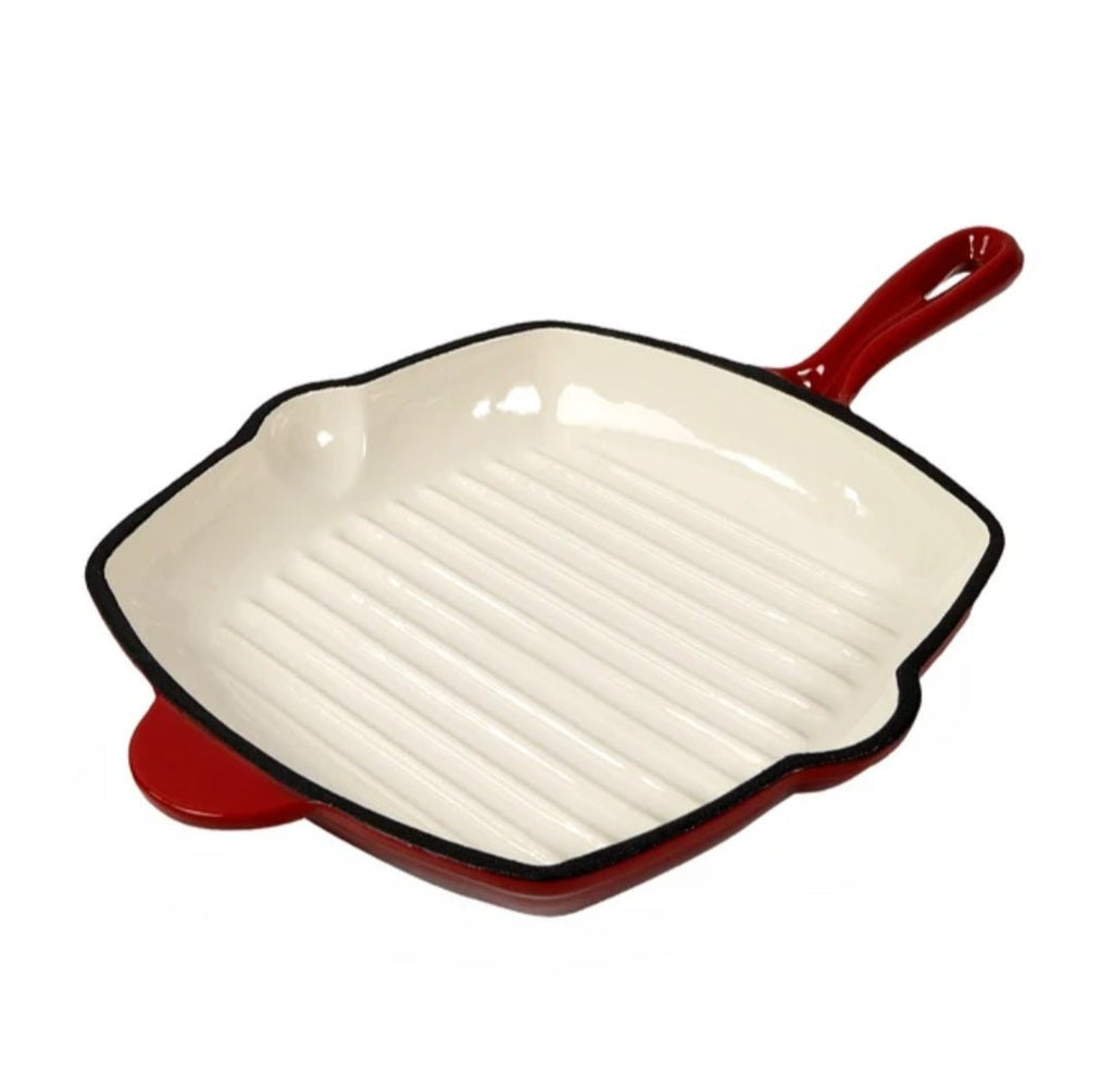 CH Square Cast Iron Skillet Pan - 27 cm - Home Phase