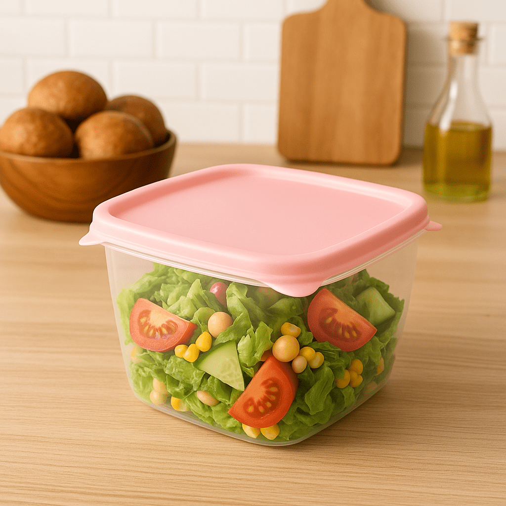 CH Square Plastic Food Container - 1.3 L - Home Phase