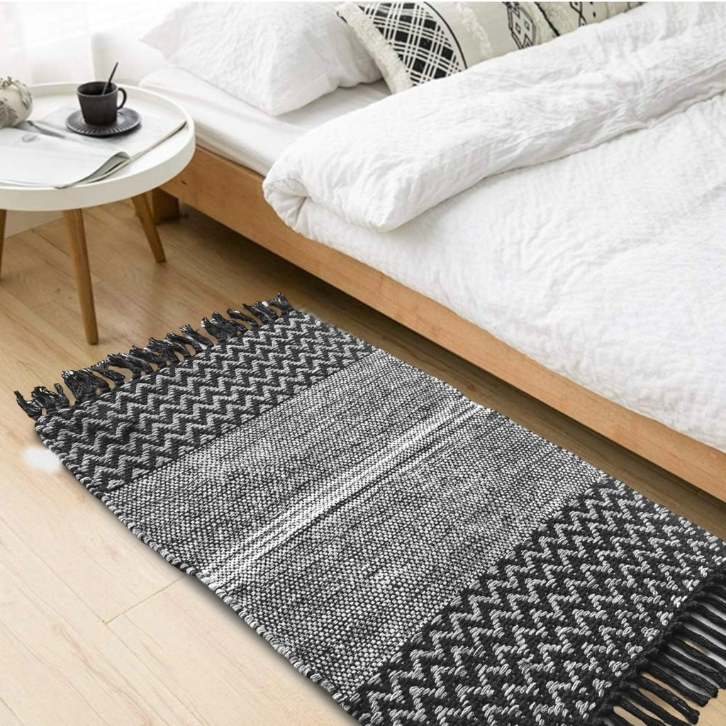 Cotton Stripe Chindi Rug - 50 x 80 cm - Style Phase Home
