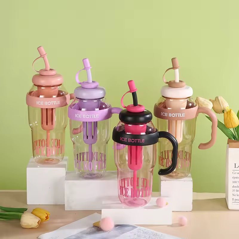 Cute Plastic Ice Infuser Bottle - 1200 ml - Home Phase