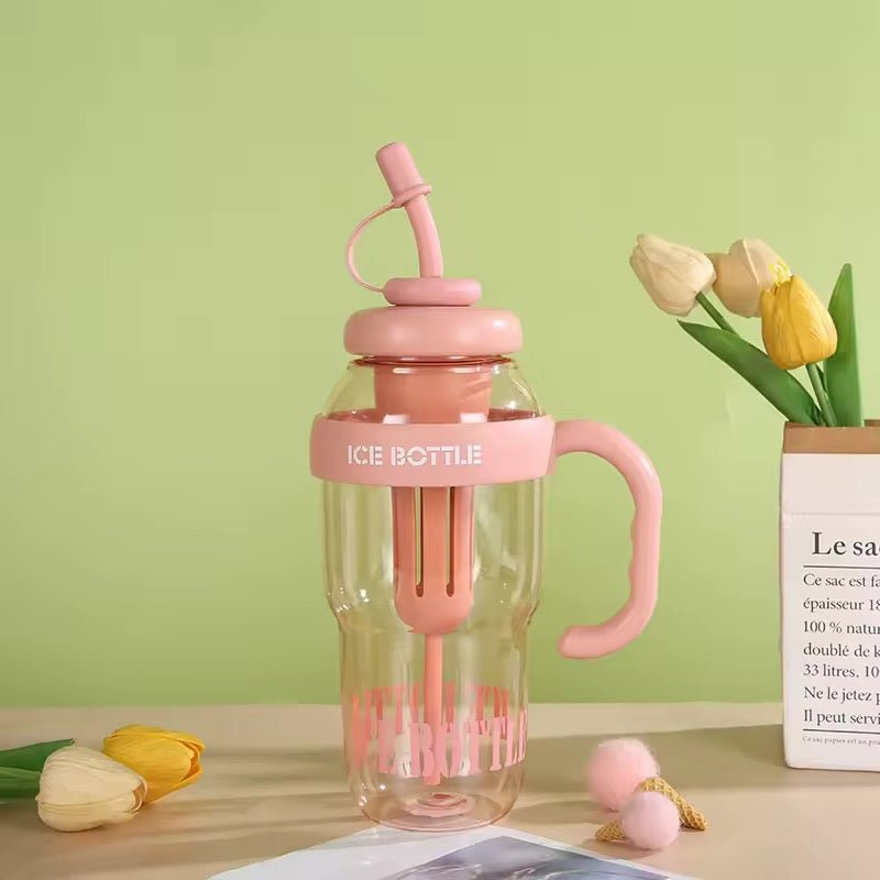 Cute Plastic Ice Infuser Bottle - 1200 ml - Home Phase