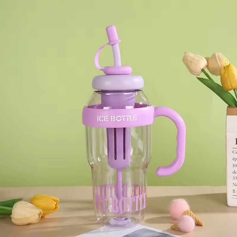 Cute Plastic Ice Infuser Bottle - 1200 ml - Home Phase
