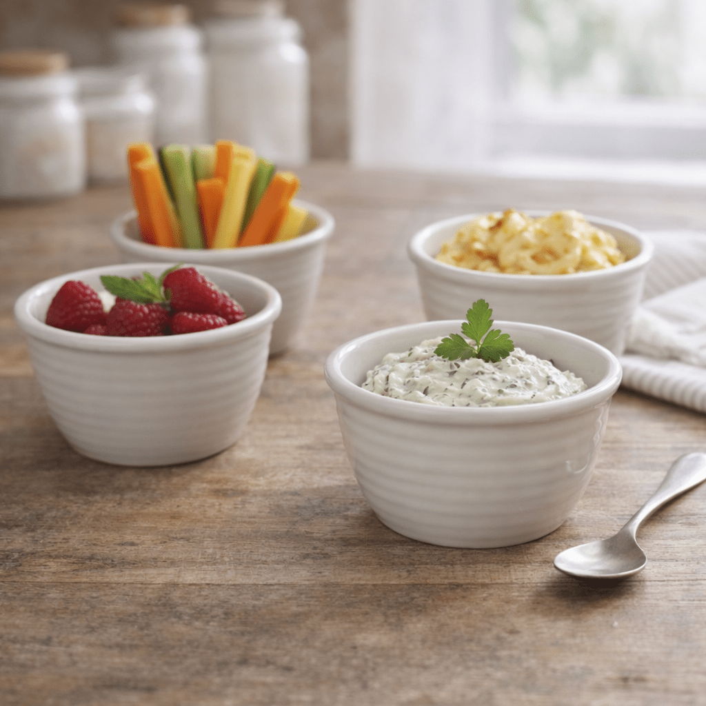 Danny Home 4 PC Ceramic Serving Bowl Set - Home Phase