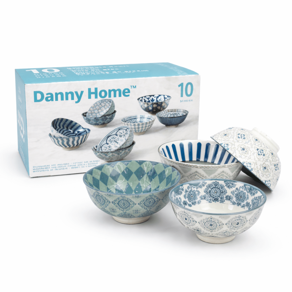 Danny Home Botanica Stoneware Bowels - Set of 10 - Home Phase