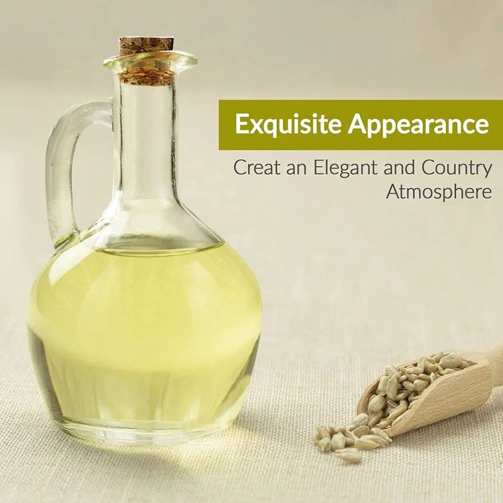 Danny Home Cork Lid Glass Oil Bottle - 400 ml - Style Phase Home