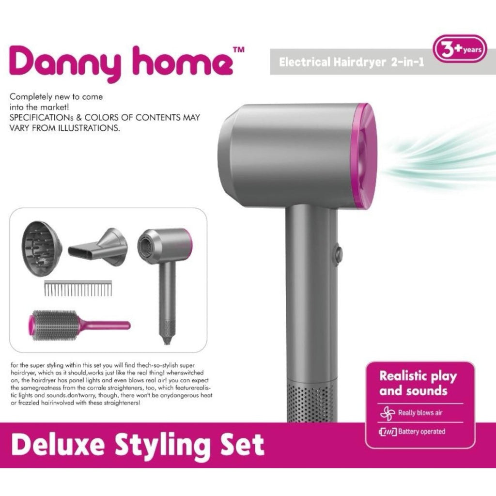 Danny Home Deluxe Hair Dryer Toy Set - Home Phase