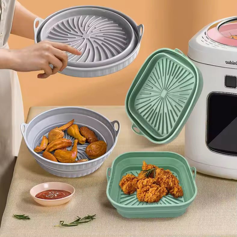 Danny Home Expandable Silicone Air Fryer Liner - Grey - Style Phase Home