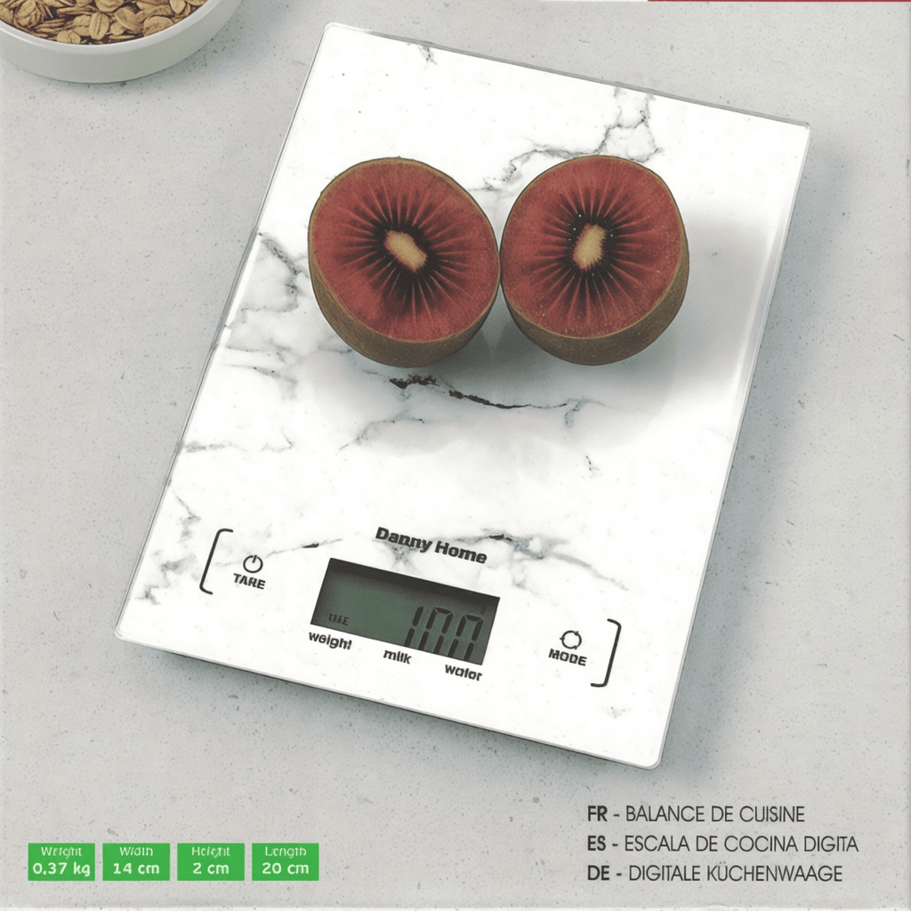 Danny Home Marble Digital Kitchen Scale 5kg - Home Phase