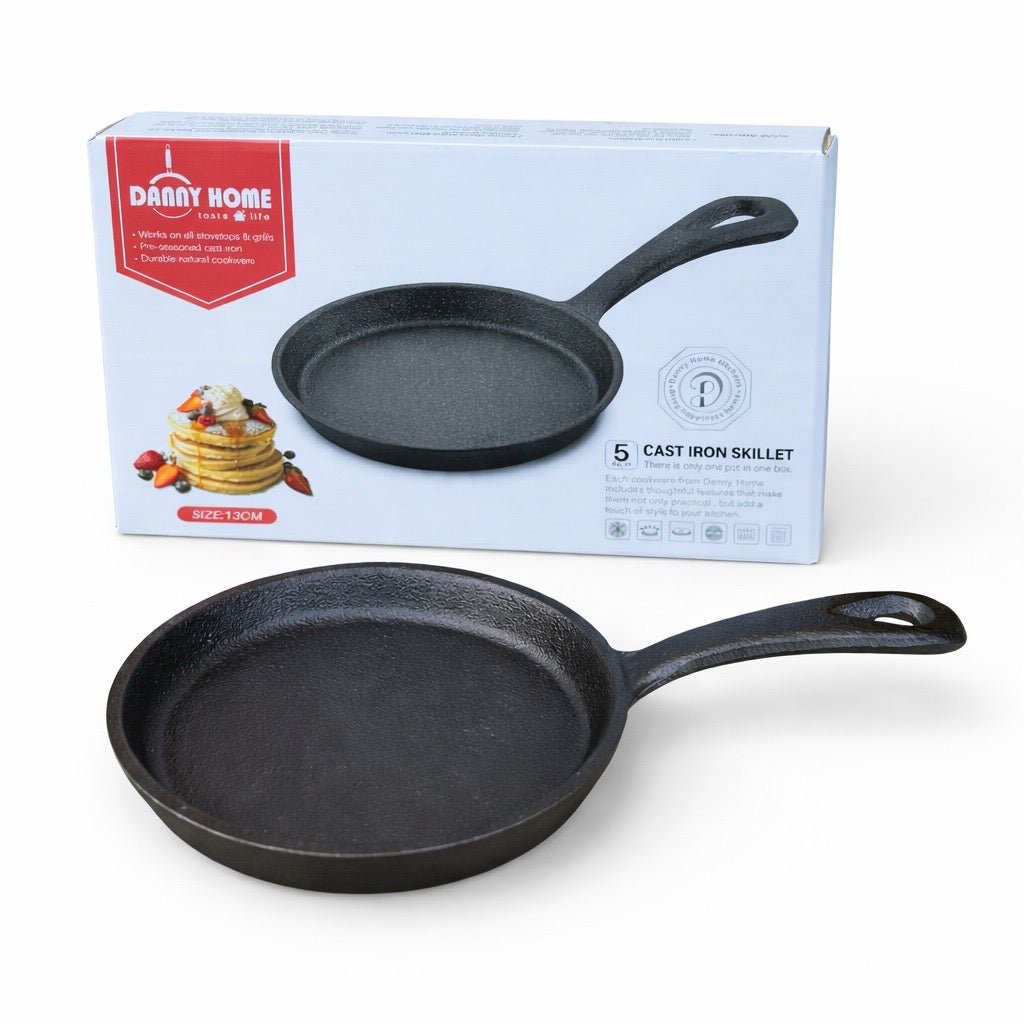 Danny Home Mini Cast Iron Skillet Pan - 13 cm - Home Phase