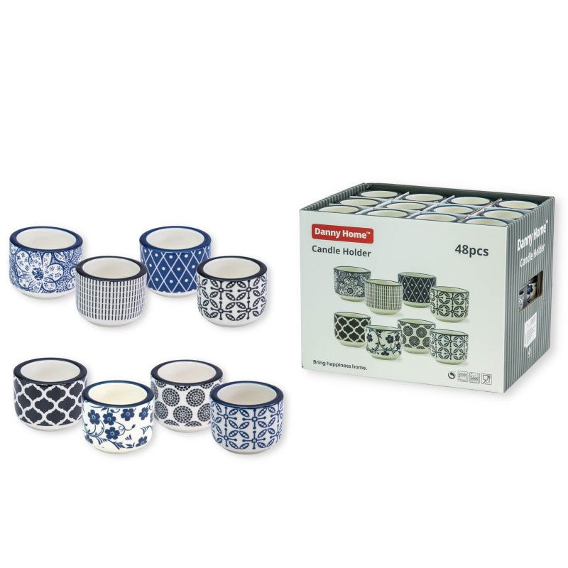 Danny Home Printed Candle Holder - 5 x 5 cm - Style Phase Home