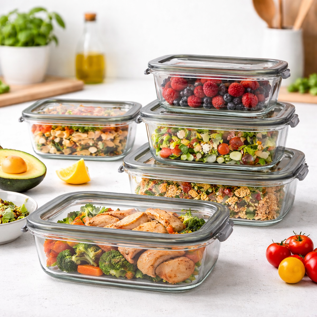 Danny Home Rectangular Borosilicate Glass Container - Home Phase