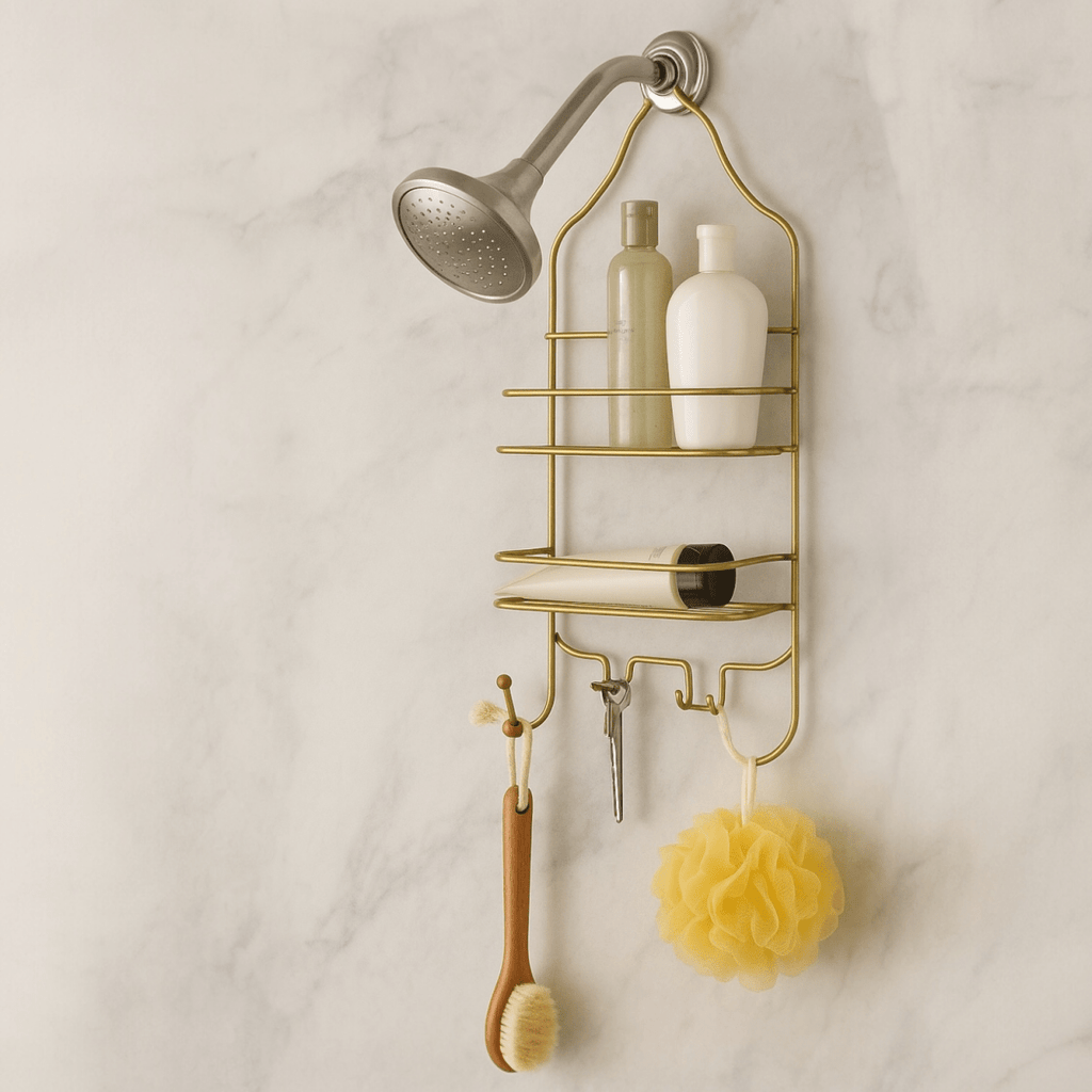 Danny Home Shower Caddy Gold Plated - Home Phase