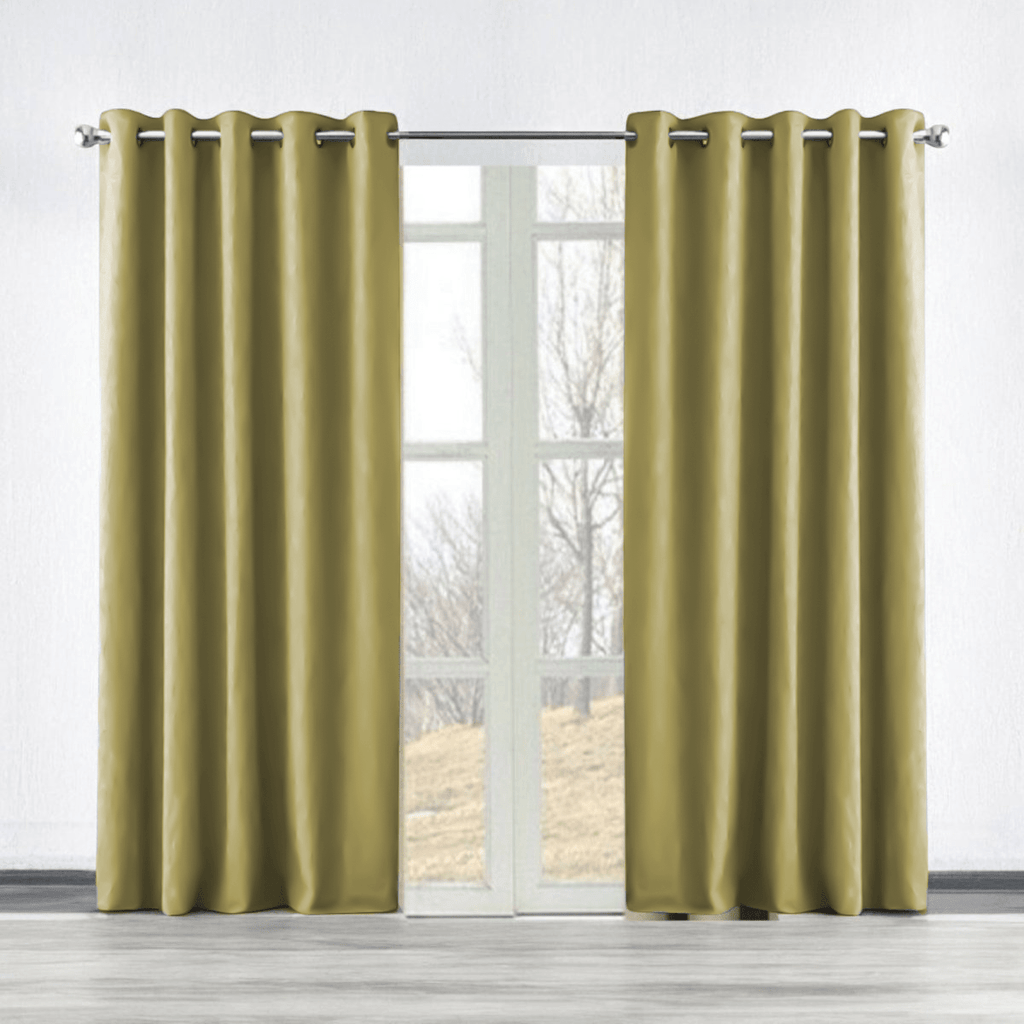 Danny Home Suede Blackout Eyelet Curtain - 130 x 260 cm - Style Phase Home