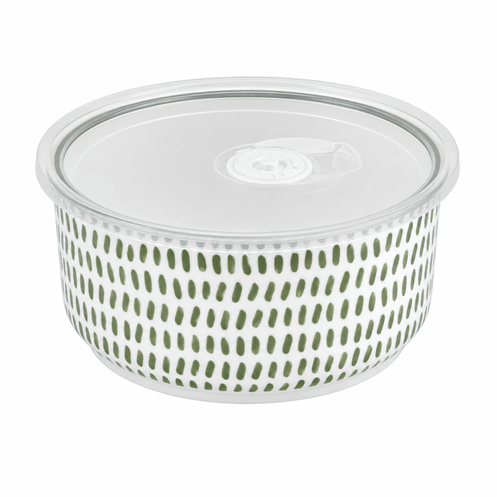 Danny Home Vibrant Ceramic Bowl With Lid - Home Phase