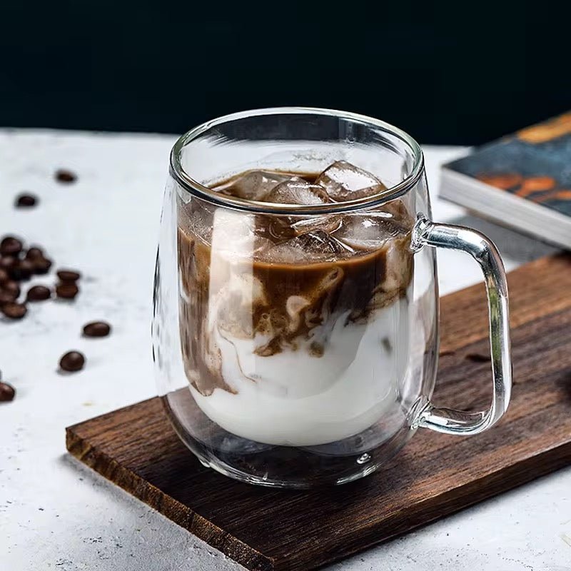 Double Wall Glass Mug - 380 ml - Style Phase Home