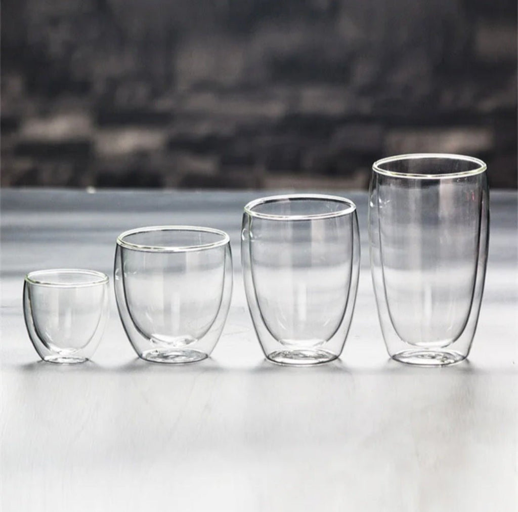 Double Walled Glass Cups - Home Phase
