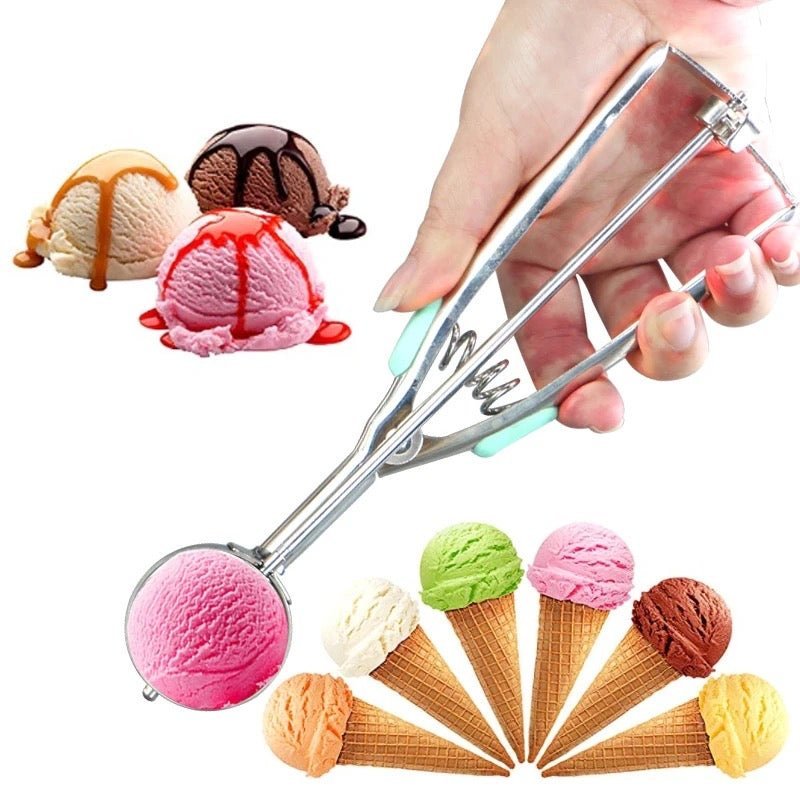 Easy Trigger Stainless Steel Ice Cream Scoop - Style Phase Home