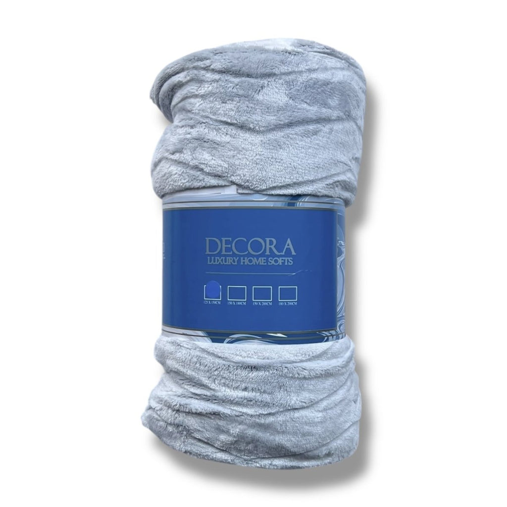 Embossed Flannel Fleece Throw - 125 x 150 cm - Style Phase Home