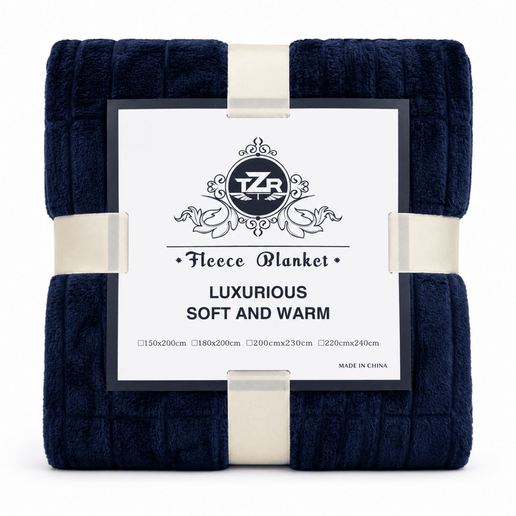 Embossed Super Soft Fleece Blanket - 180 x 200 cm - Home Phase