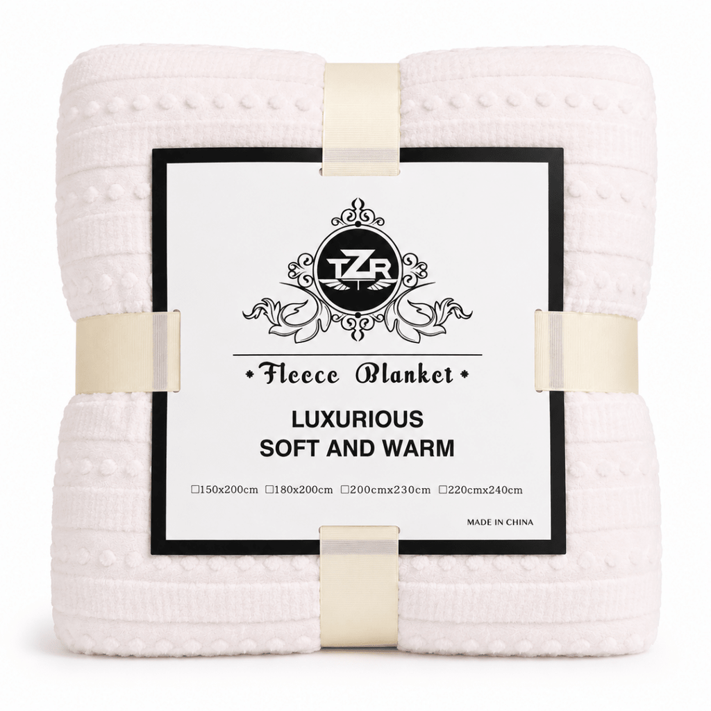 Embossed Super Soft Fleece Blanket - 180 x 200 cm - Home Phase