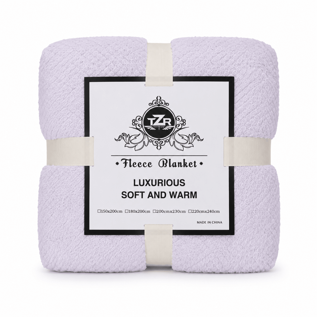 Embossed Super Soft Fleece Blanket - 180 x 200 cm - Home Phase