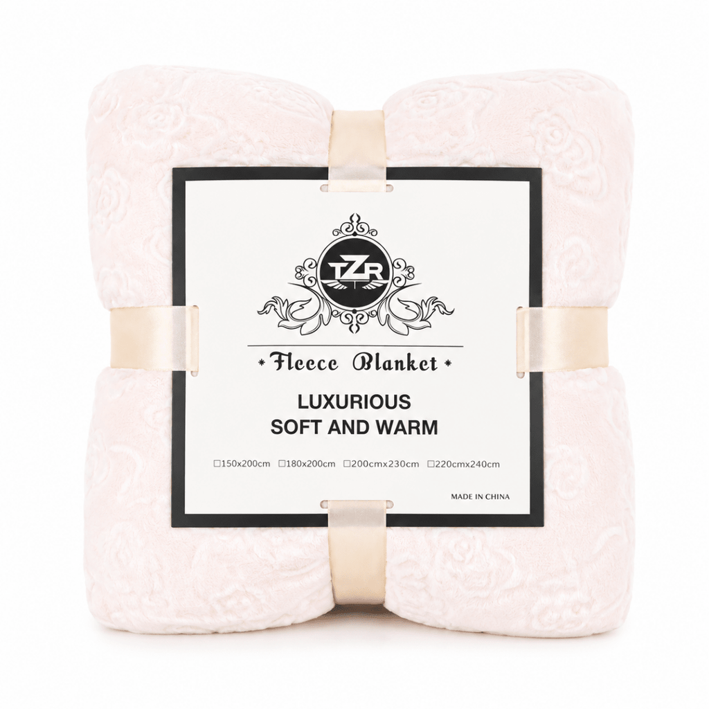Embossed Super Soft Fleece Blanket - 180 x 200 cm - Home Phase
