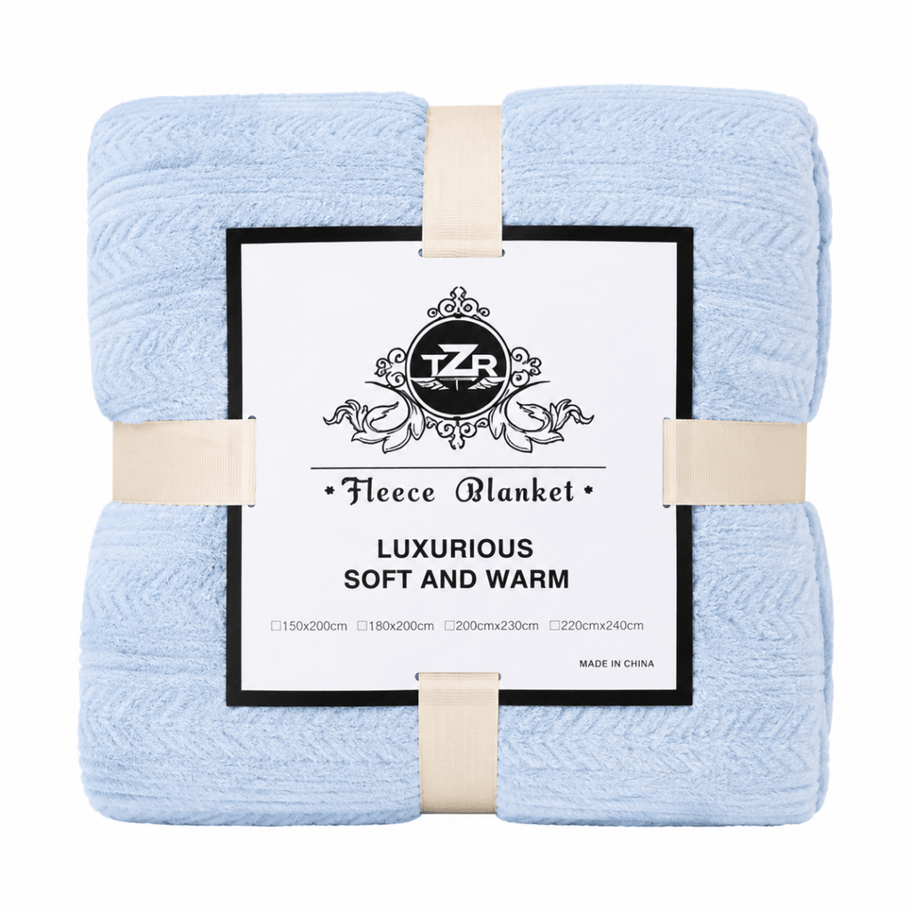 Embossed Super Soft Fleece Blanket - 180 x 200 cm - Home Phase