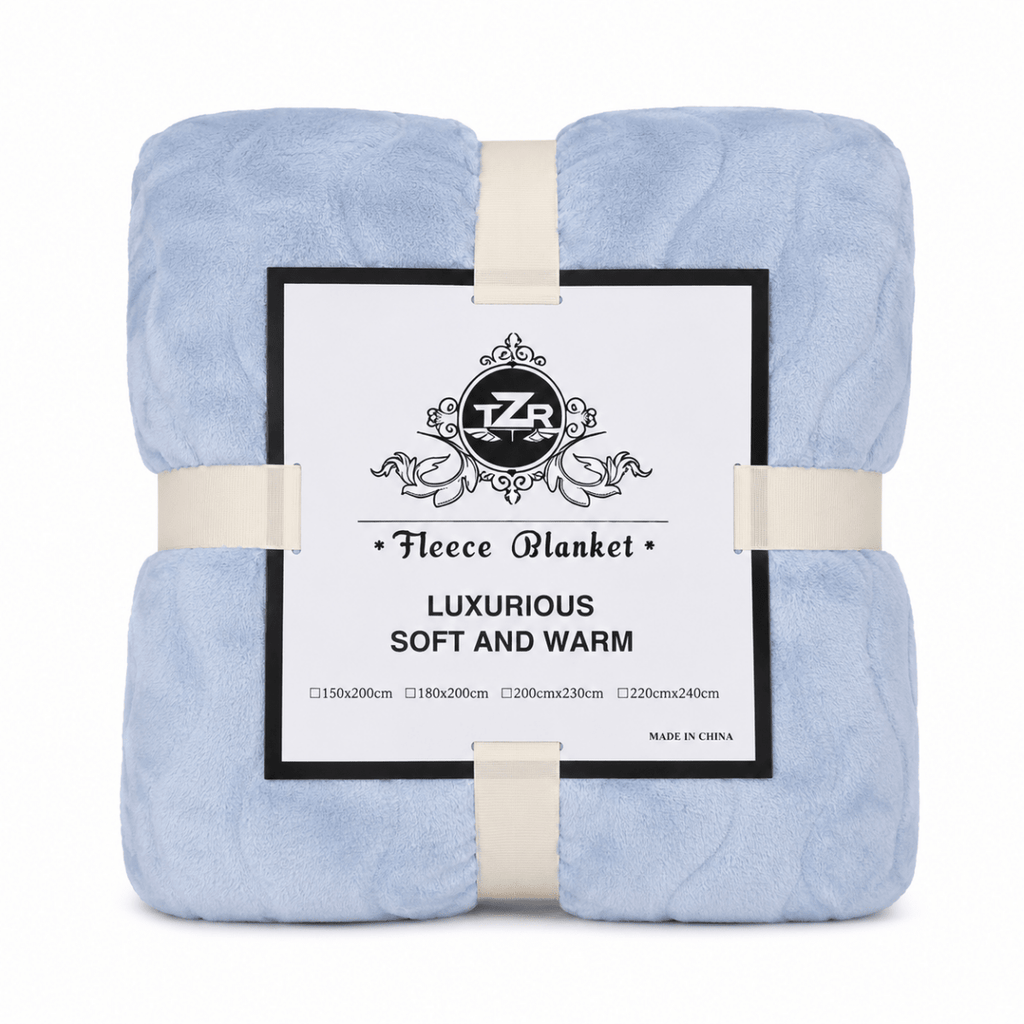 Embossed Super Soft Fleece Blanket - 180 x 200 cm - Home Phase