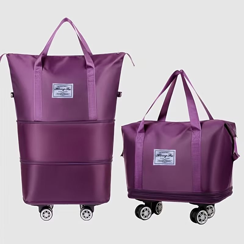 Expandable Extra Large Oxford Trolley Travel Bag - Home Phase