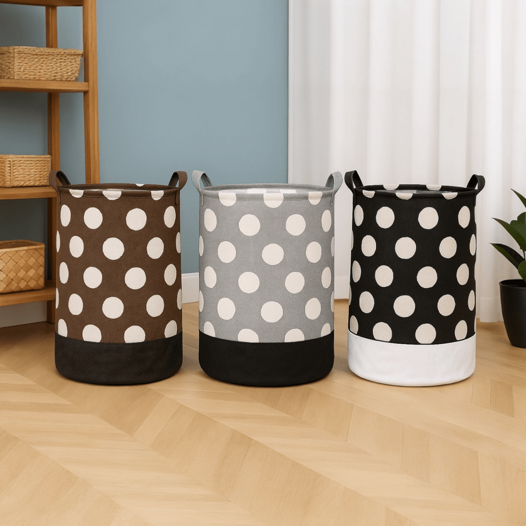 Fabric Laundry Basket - 35 x 45 cm - Home Phase
