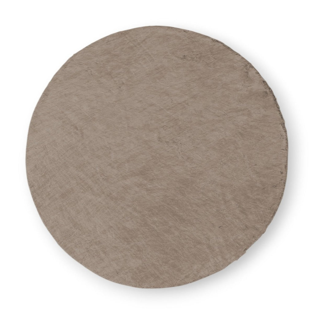 Faux Rabbit Fur Round Mat - 180 cm - Style Phase Home