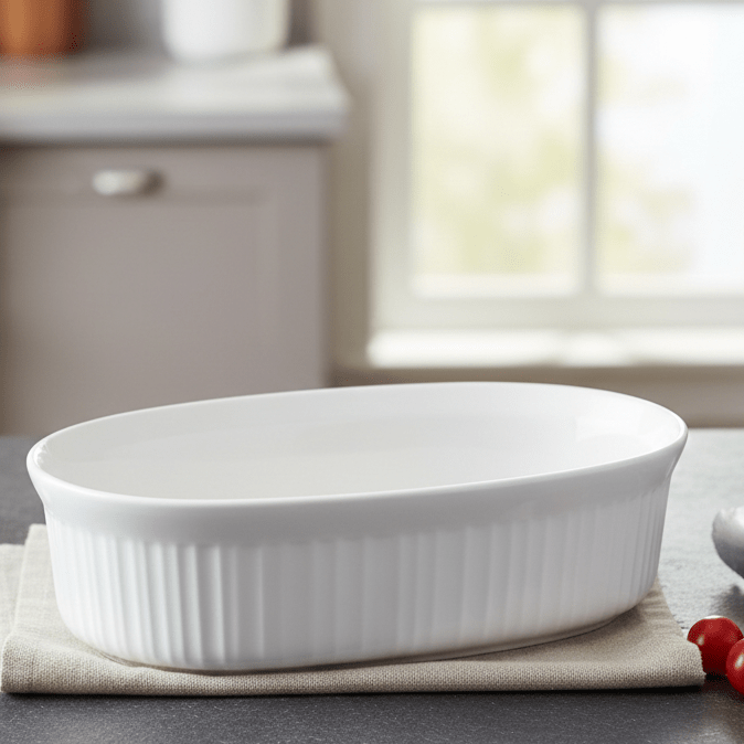 Fluted Ribbed Casserole Dish - 25 cm - Home Phase